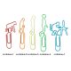 evolution decorative paper clips, cute shaped paper clips for gifts & stationery