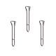 cute golf tee shaped paper clips, decorative paper clips for gifts & accessories