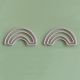 rainbow shaped paper clips, nature decorative paper clips