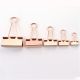 rose gold paper clips, jumbo giant binder clips