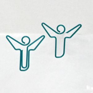 angel decorative paper clips, fun shaped paper clips for desk accessories