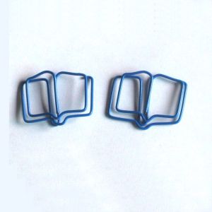 book shaped paper clips, cute decorative paper clips