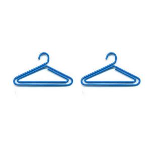 clothes hanger shaped paper clips, blue decorative paper clips for fashion & style