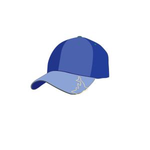 hat brim clips in dolphin outline, dolphin cap clips