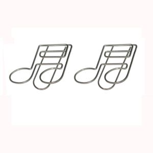 double note jumbo paper clips, cute large paper clips for gifts & music theme