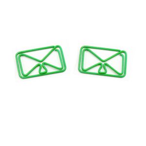 envelope shaped paper clips, cute decorative paper clips
