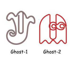 ghost decorative paper clips, cute shaped paper clips for gifts & accessories