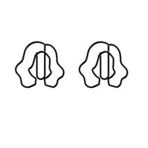 hairstyle shaped paper clips, fun decorative paper clips for fashion & gifts