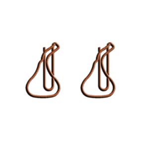 custom shaped paper clips in Kisses logo, advertising paper clips