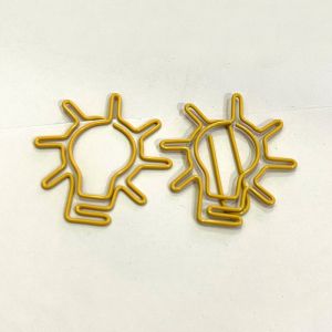 lightbulb shaped paper clips, promotional paper clips for gifts & stationery