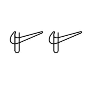 promotional paper clips in nike logo outline, logo paper clips