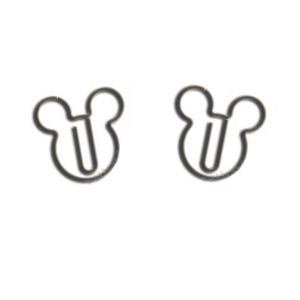 mickey mouse shaped paper clips, fun decorative paper clips for gifts
