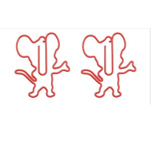 cartoon mouse decorative paper clips, cute shaped paper clips for gifts & desk accessories