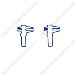 micrometer shaped paper clips, promotional decorative paper clips