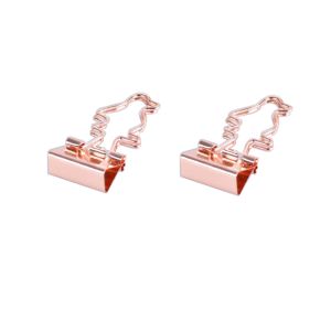 penguin decorative binder clips, gold binder clips in metal