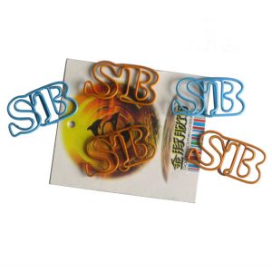 fun SB initial shaped paper clips, cute decorative paper clips
