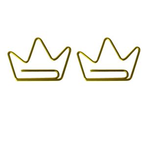 crown shaped paper clips for gifts & decor, cute decorative paper clips