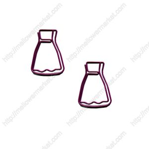 skirt shaped paper clips, dress decorative paper clips