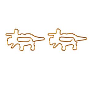 triceratops decorative paper clips, animal shaped paper clips for gifts & office